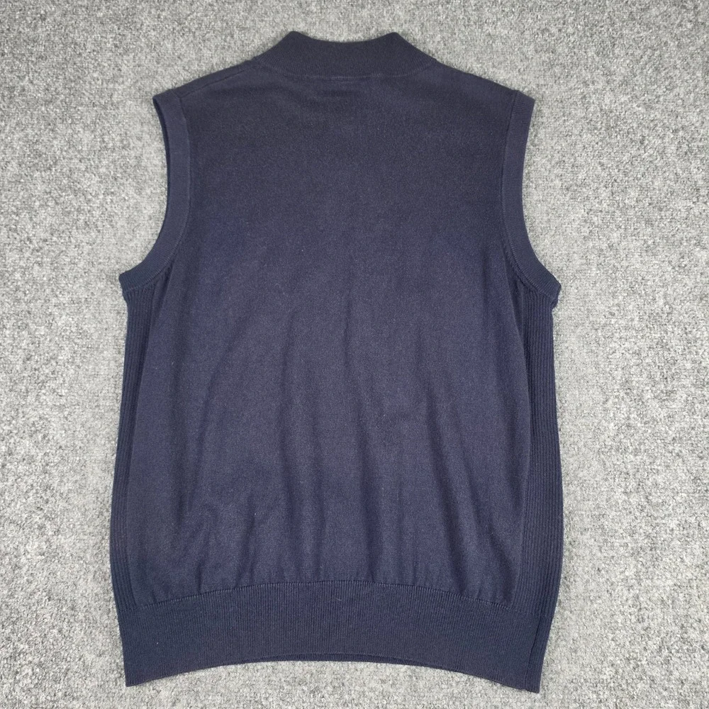 FootJoy Tour Issued Cashmere Sweater Vest Mens M 1/4 Zip Austin Country Club